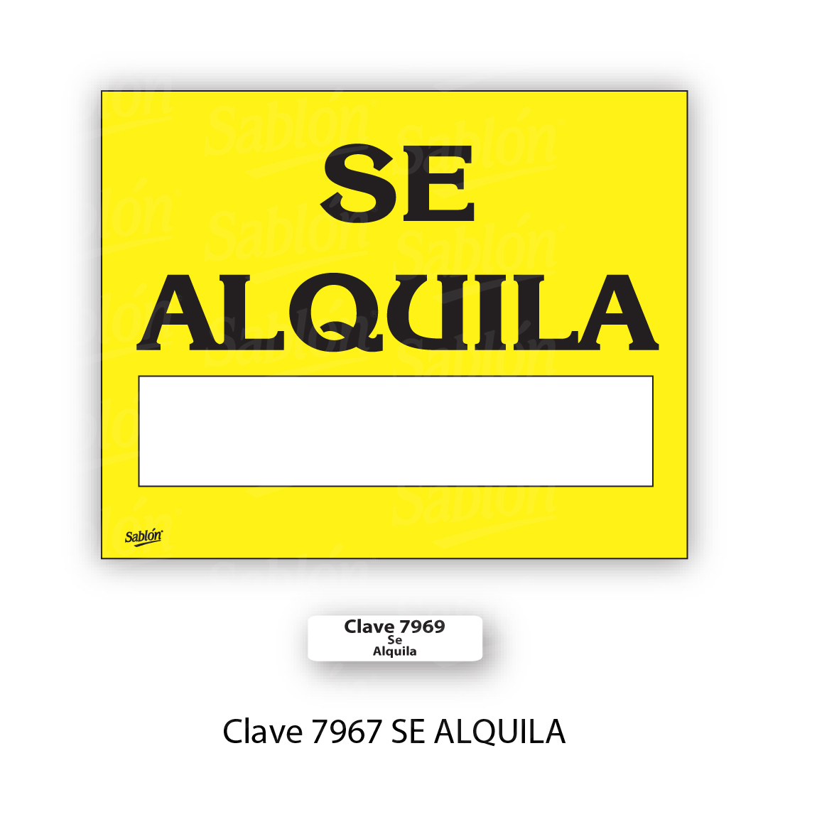 SENAL  DE SE ALQUILA 7969